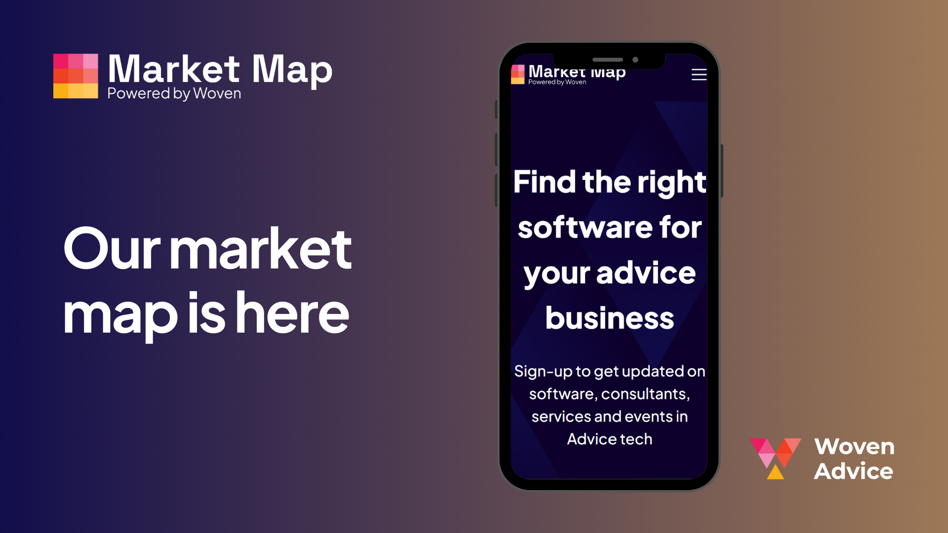 Market map on mobile